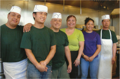 Toshio's Teriyaki Staff